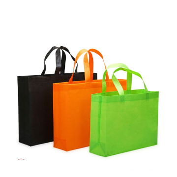 promotional grocery bags cheap 80gsm no woven tote custom printing shopping bag